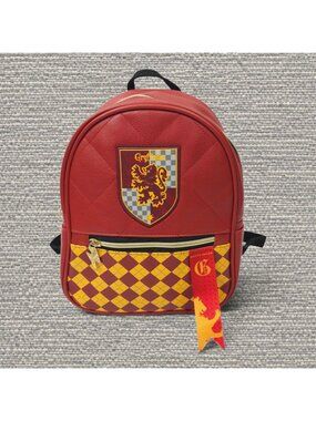 Harry Potter Gryffindor Mini Backpack Red Quilted Wizarding World Cosplay Bag